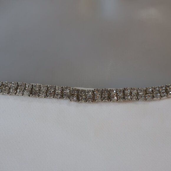 NWT Women Generation Love White Rhinestone Joelle Crystal Strapless Dress 8 - Picture 4 of 15